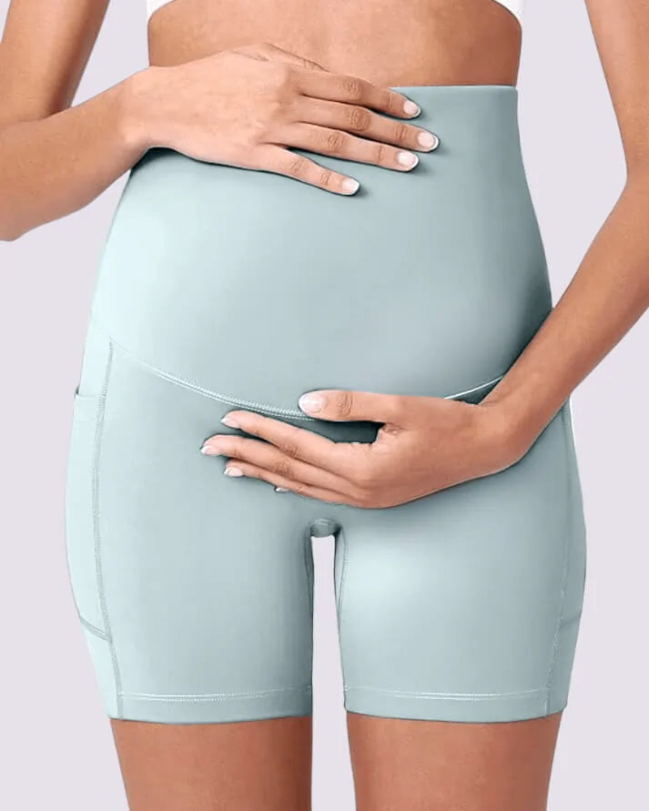 Short Grossesse Été – Frais, Doux, avec Poches !