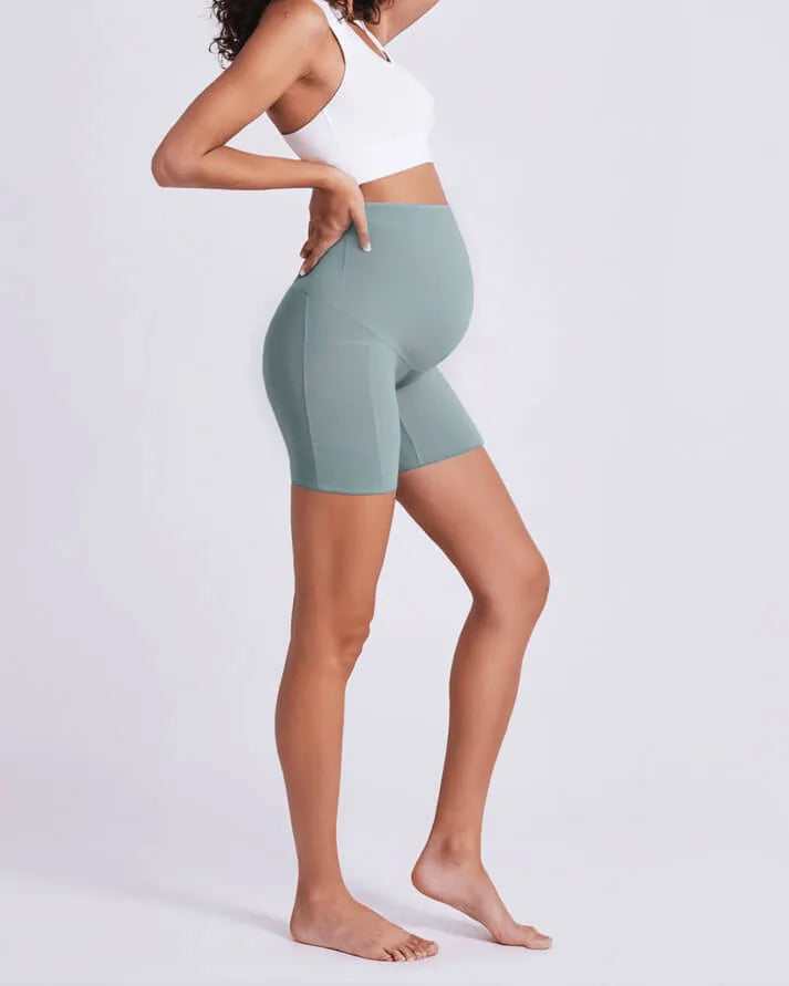 Short Grossesse Été – Frais, Doux, avec Poches !
