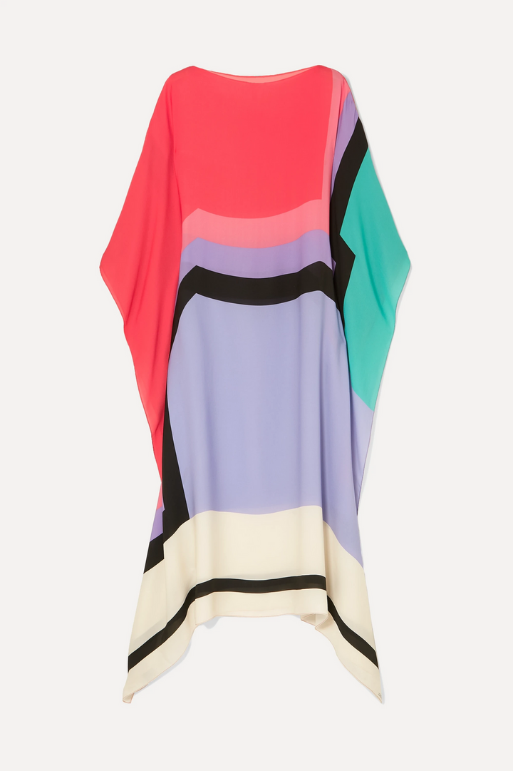Iria | Caftan Élégant avec Imprimé Géométrique