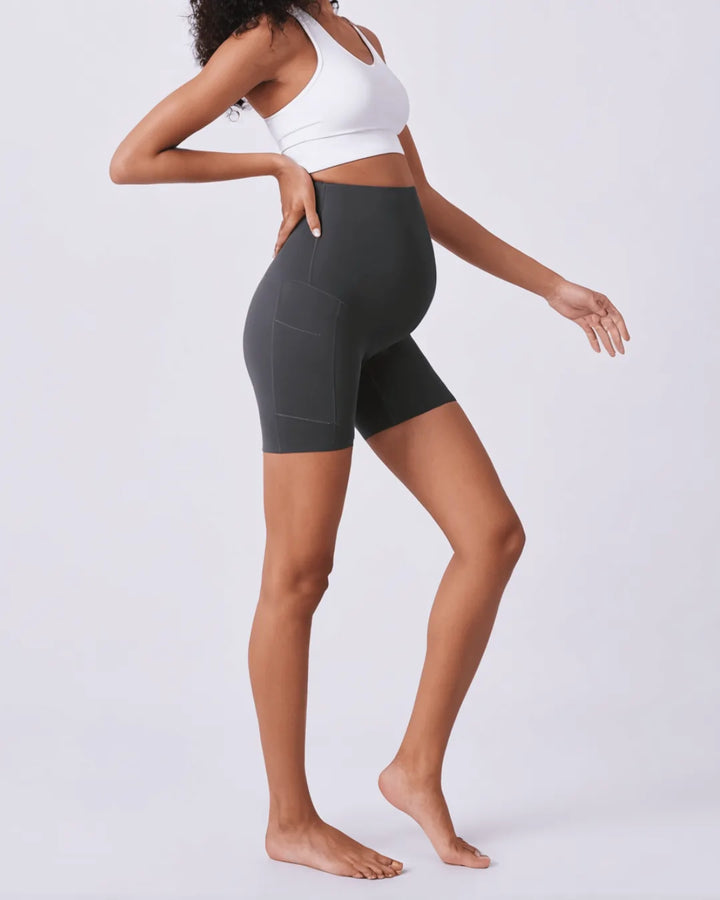 Short Grossesse Été – Frais, Doux, avec Poches !