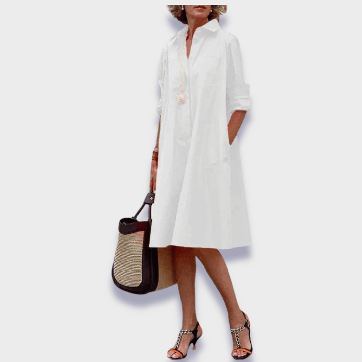 Bettina | Robe polo élégante en tissu premium