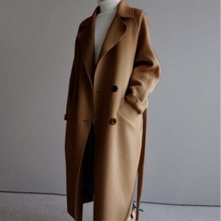 NICKY - Manteau Trench en Cachemire pour Femmes