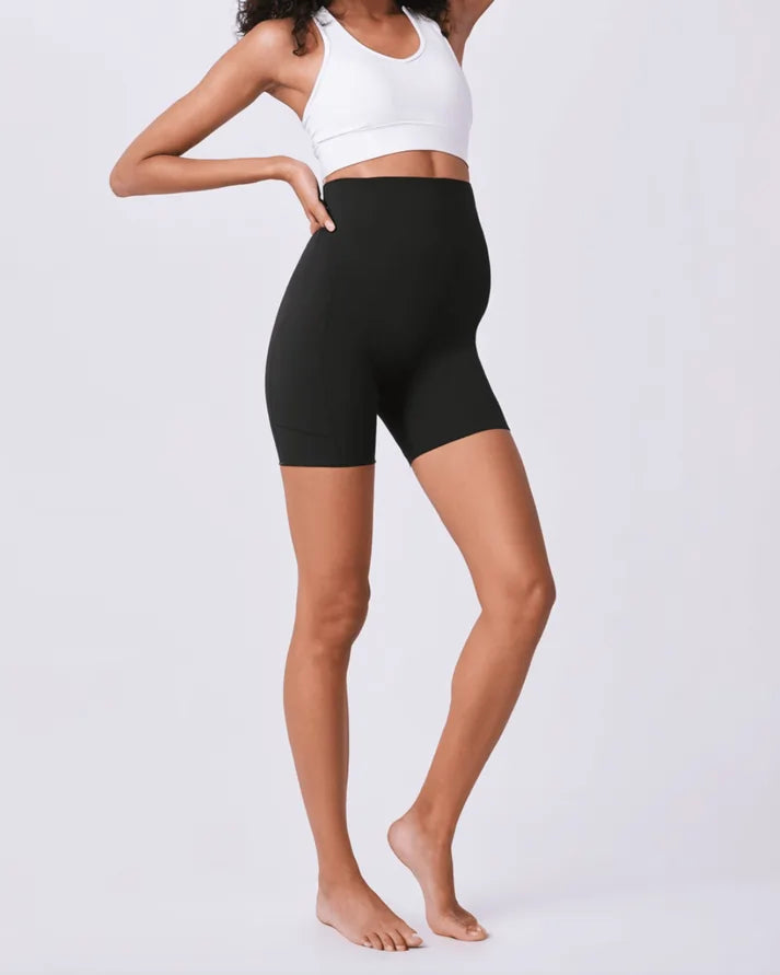 Short Grossesse Été – Frais, Doux, avec Poches !