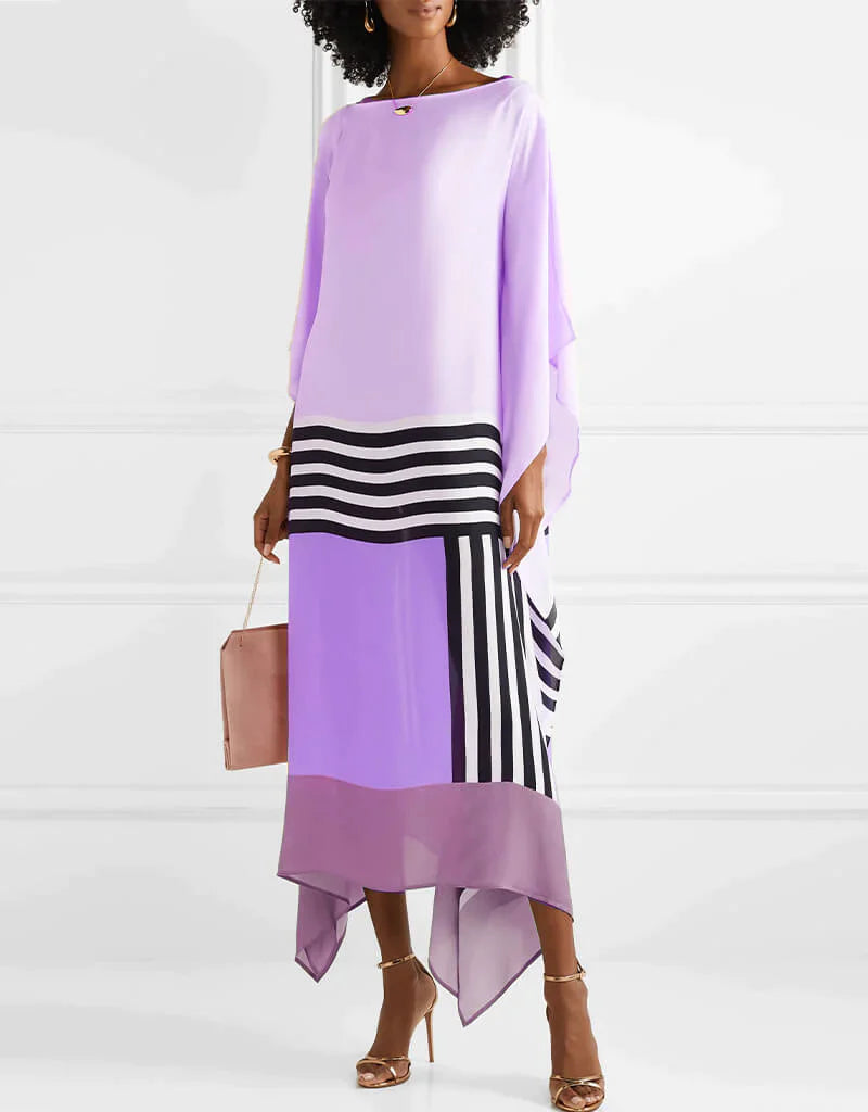 Iria | Caftan Élégant avec Imprimé Géométrique