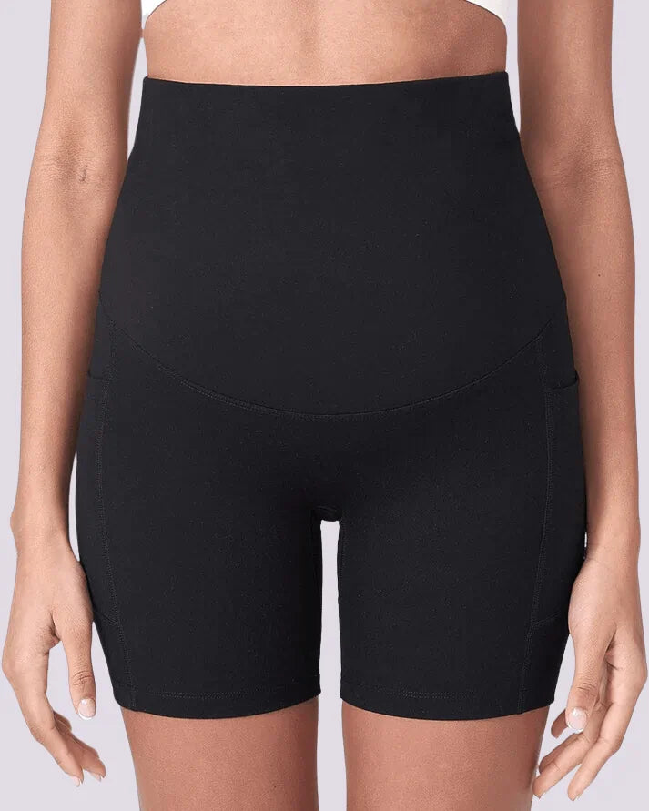 Short Grossesse Été – Frais, Doux, avec Poches !