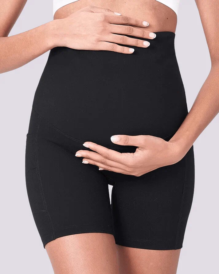 Short Grossesse Été – Frais, Doux, avec Poches !