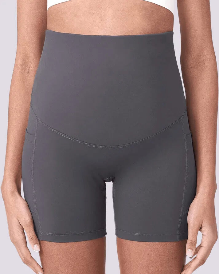Short Grossesse Été – Frais, Doux, avec Poches !