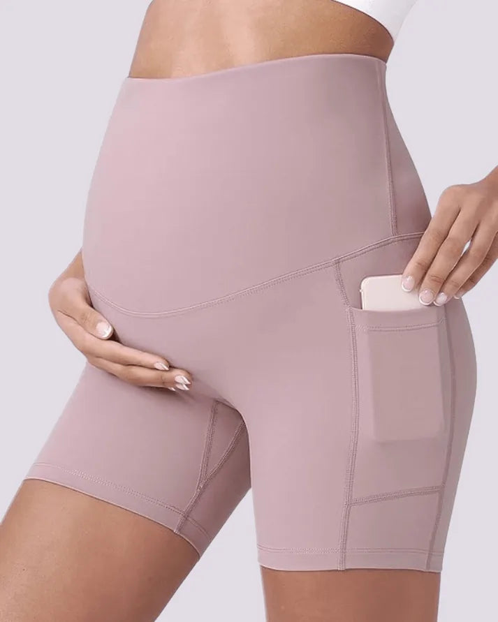 Short Grossesse Été – Frais, Doux, avec Poches !