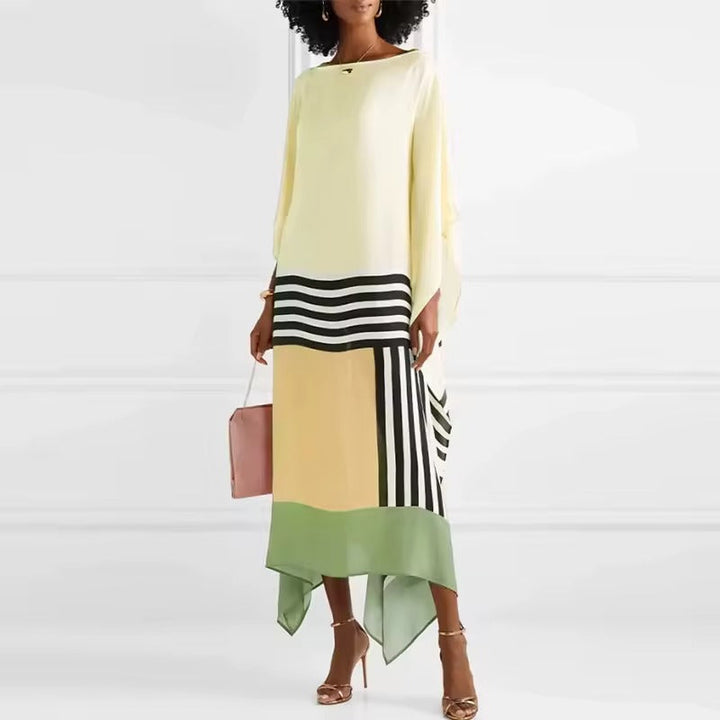 Iria | Caftan Élégant avec Imprimé Géométrique