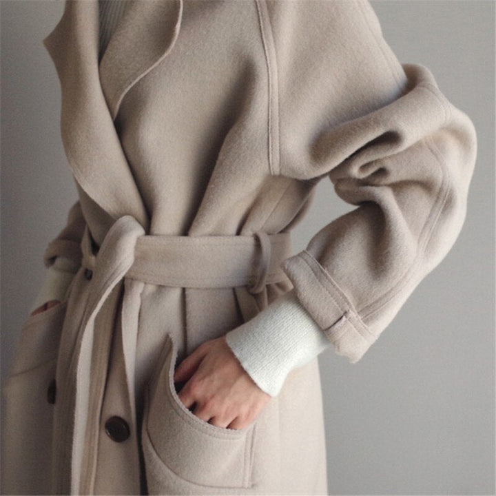 NICKY - Manteau Trench en Cachemire pour Femmes