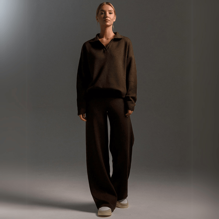 Ensemble de Survêtement Tricoté pour Femmes