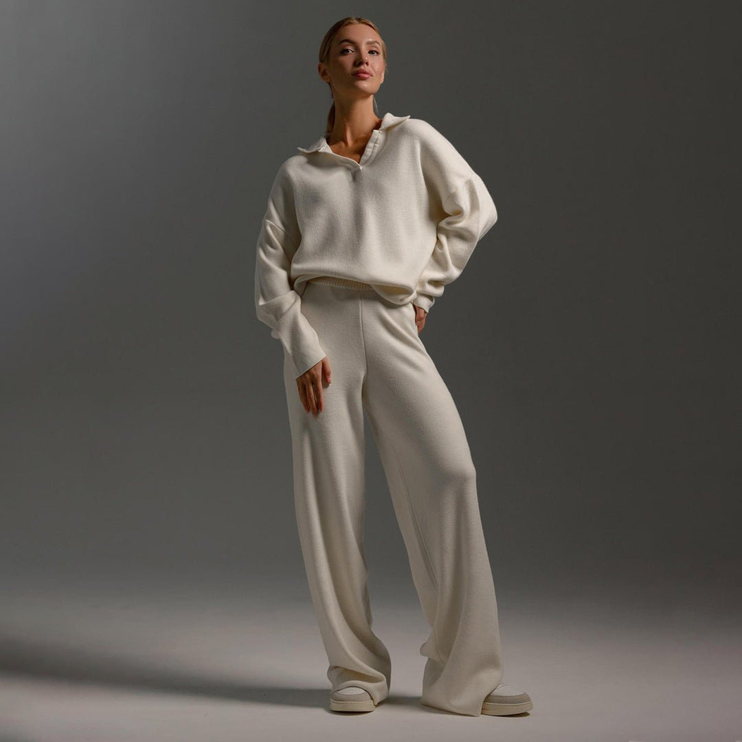 Ensemble de Survêtement Tricoté pour Femmes
