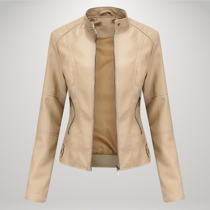 Veste en cuir décontractée Sophia™
