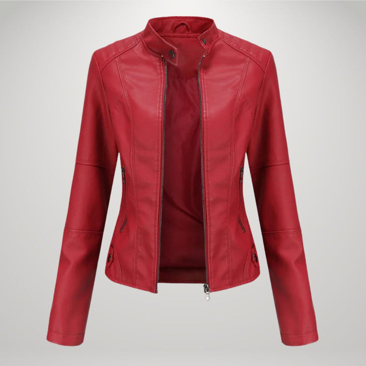 Veste en cuir décontractée Sophia™