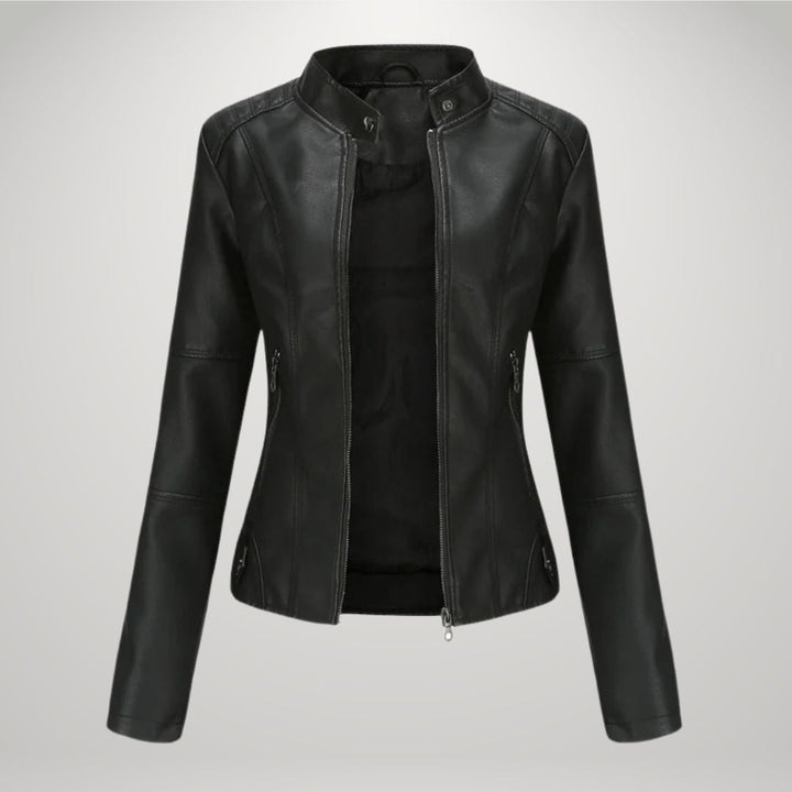 Veste en cuir décontractée Sophia™
