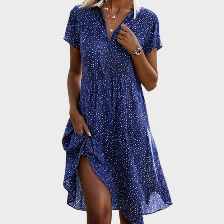 Juliette™ | Robe Midi à Pois